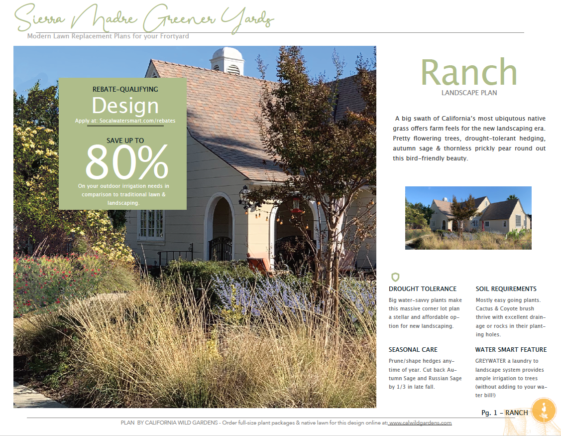 Ranch Style| Low-Water Landscaping Plant Package