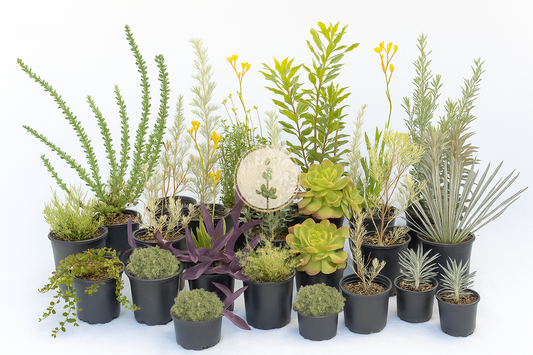 Surreal Estate | Australian Mediterranean Garden | 30+ Low-Water Plants w/ Layout Plan