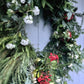 Deluxe Bespoke California Native Wreath - 32” Shag Live Greenery Holiday Decor
