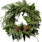Lil’ Forest Wreath - 16” Live Floral Holiday Decor