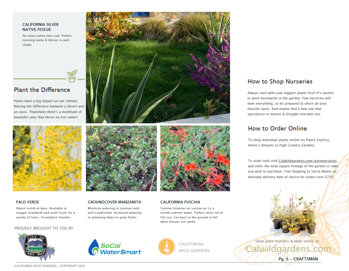 Craftsman Style | Low-Water Landscaping Plant Package