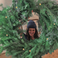 Deluxe Bespoke California Native Wreath - 32” Shag Live Greenery Holiday Decor