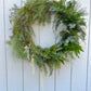 XL Shag Greens Wreath | 32” Live Floral | Minimalist Holiday Decor